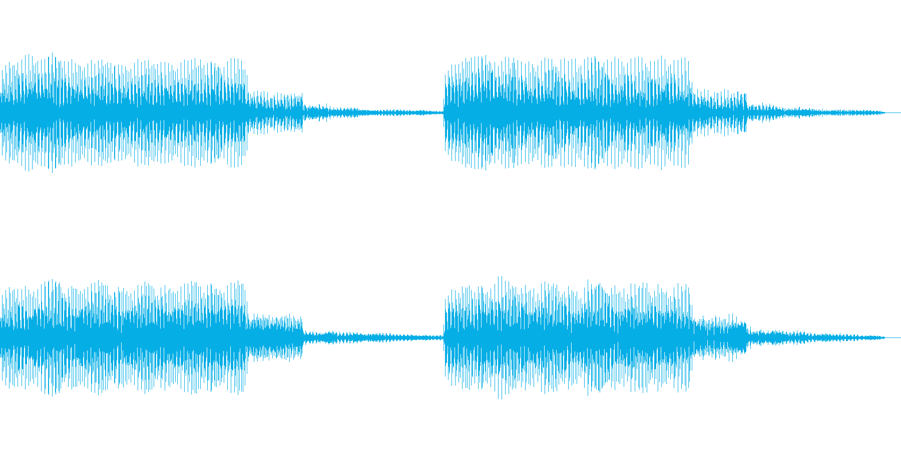 ブーブーというサイレンやアラームの音ですの再生済みの波形