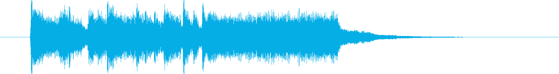 Sumptuous and refreshing synth sound short's reproduced waveform