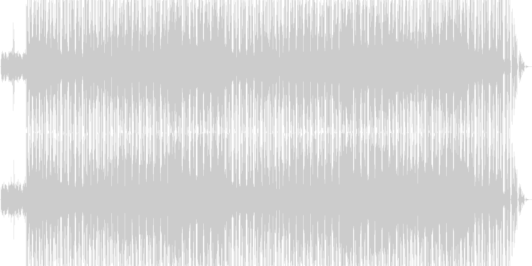 1111 EX sht mix2の未再生の波形
