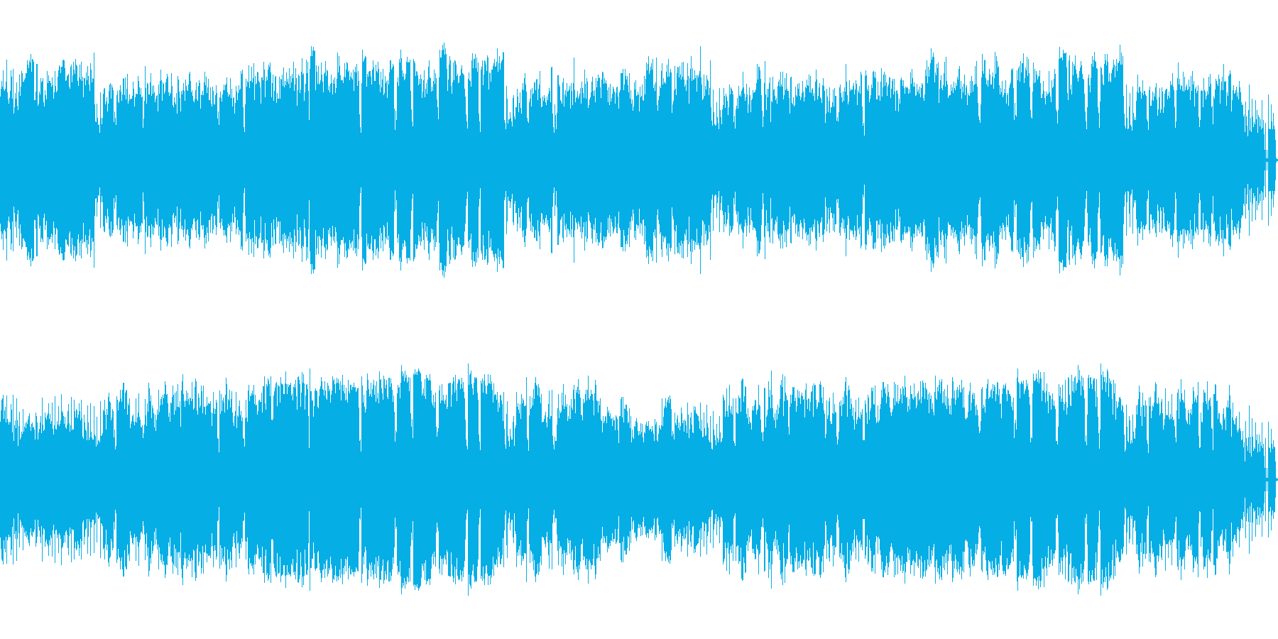 管楽器中心の疾走感あるメロディアスな楽曲の再生済みの波形