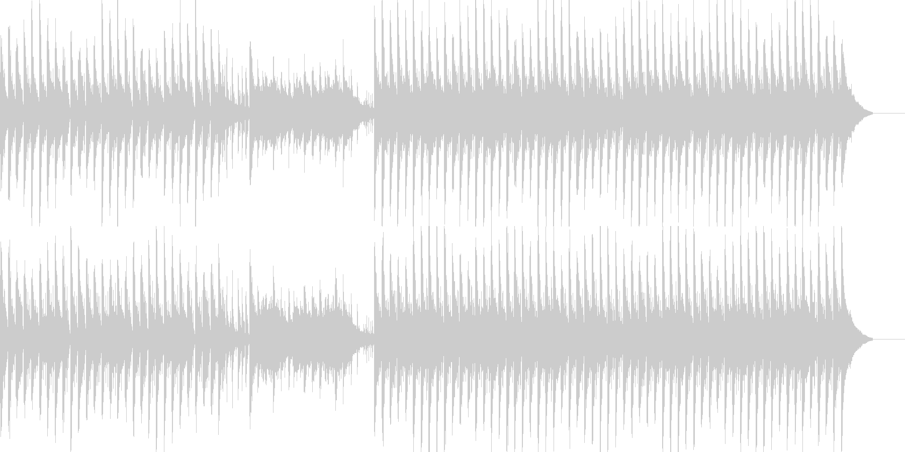 mp3 / 44.1kHz / 320…の未再生の波形