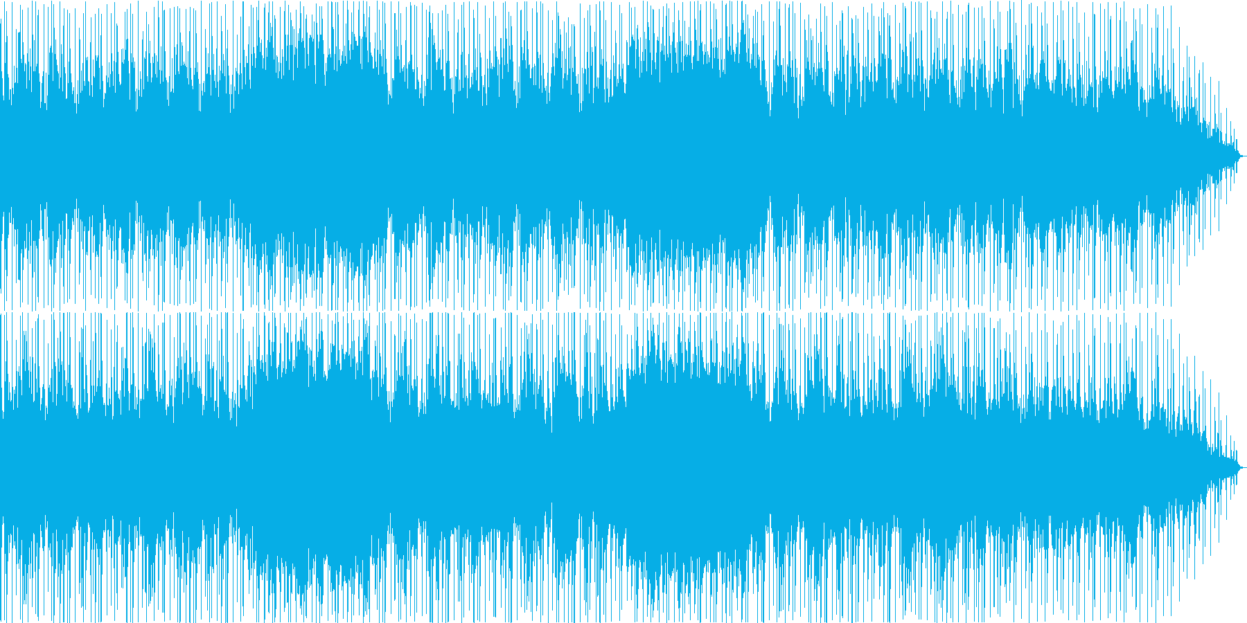 優しく可愛らしい音色のリラクゼーションの再生済みの波形