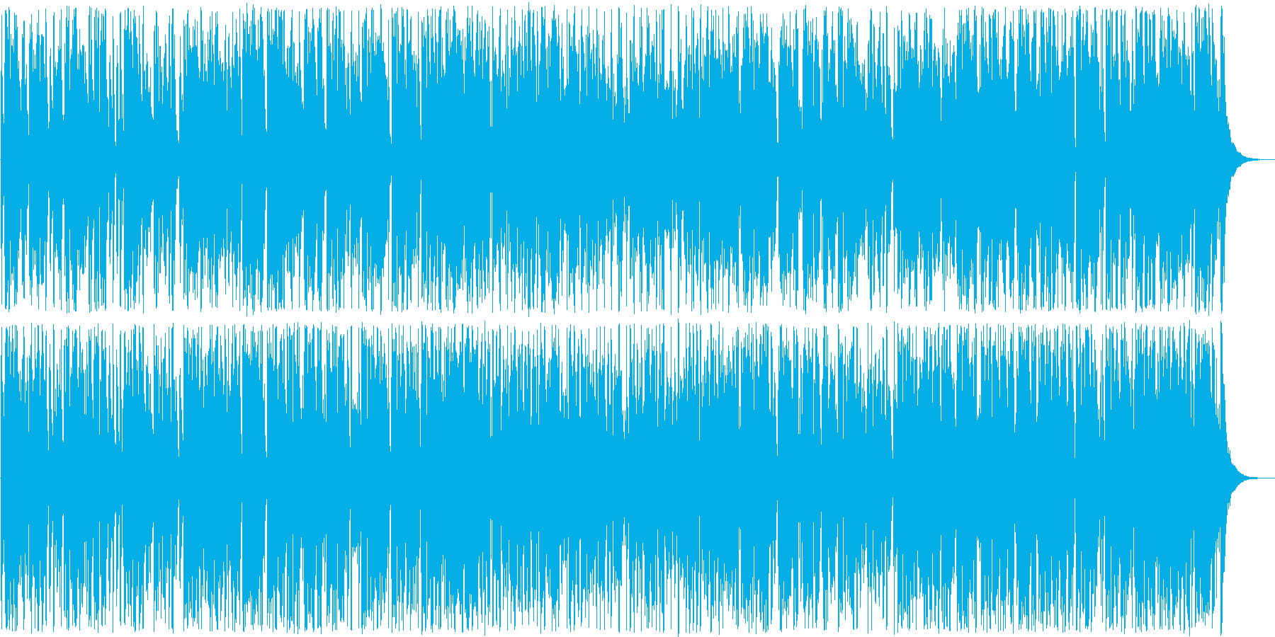 Cheerful synth, wind instrument, percussion Latin's reproduced waveform