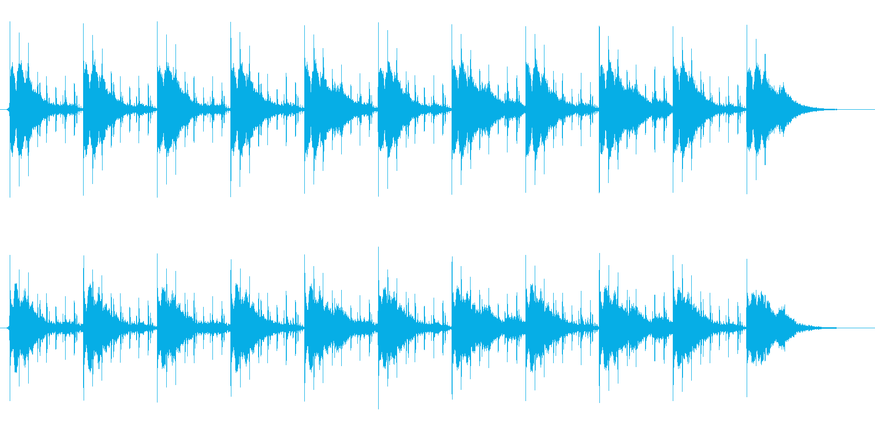 サスペンスドラマ向き楽曲。ミディアムテ…の再生済みの波形