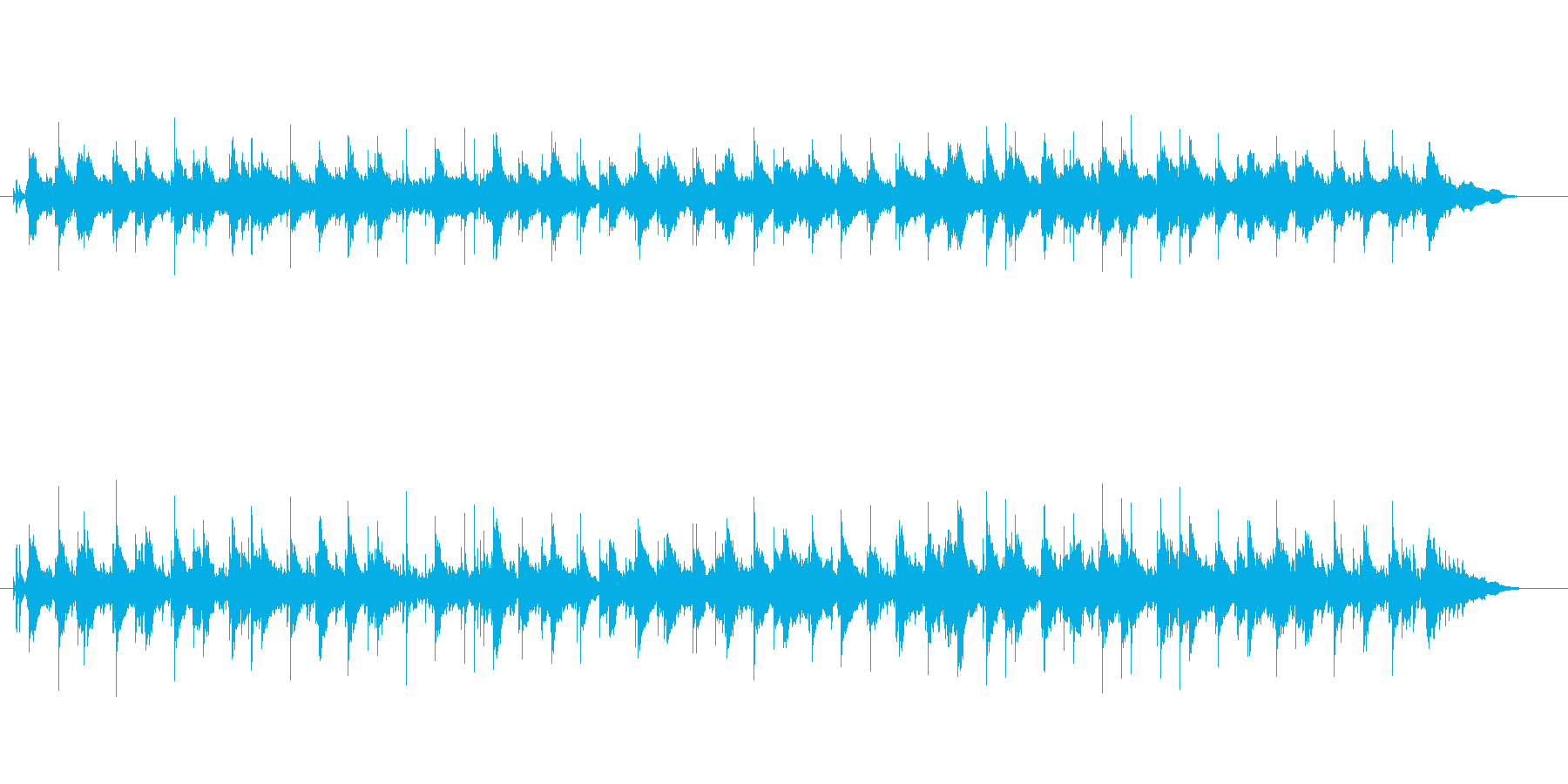 メランコリックなバラードの再生済みの波形