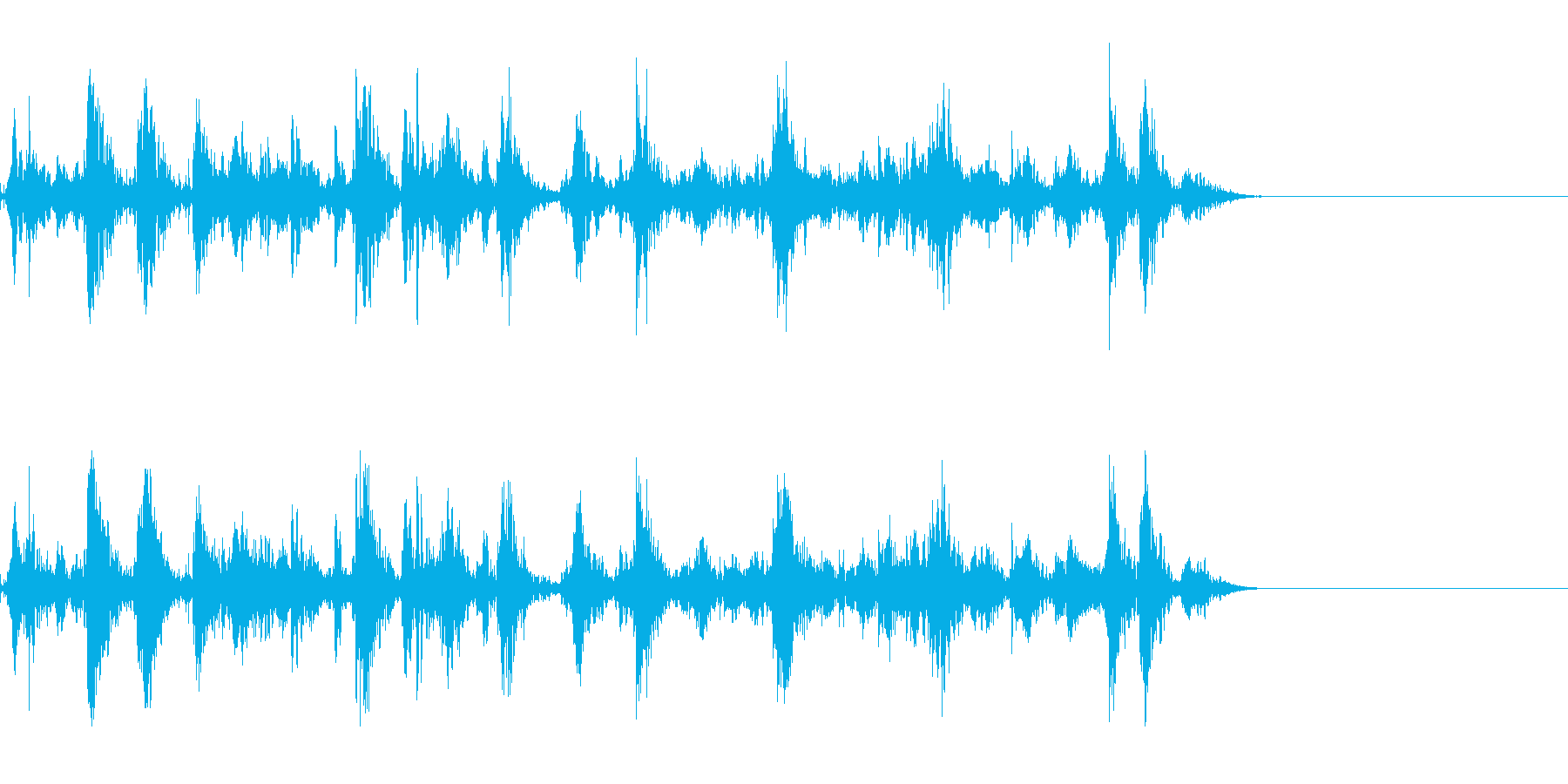 ブクブク!泡や水など特有の効果音!02の再生済みの波形