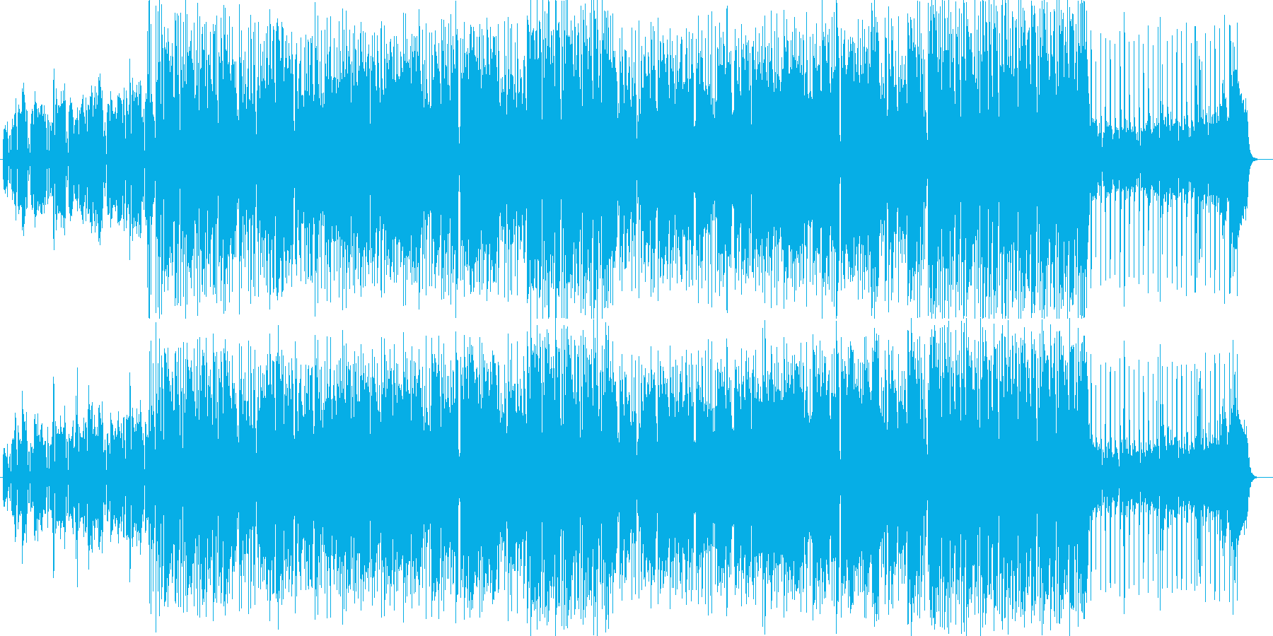 都会的で前向な気持ちになる爽やかな曲の再生済みの波形