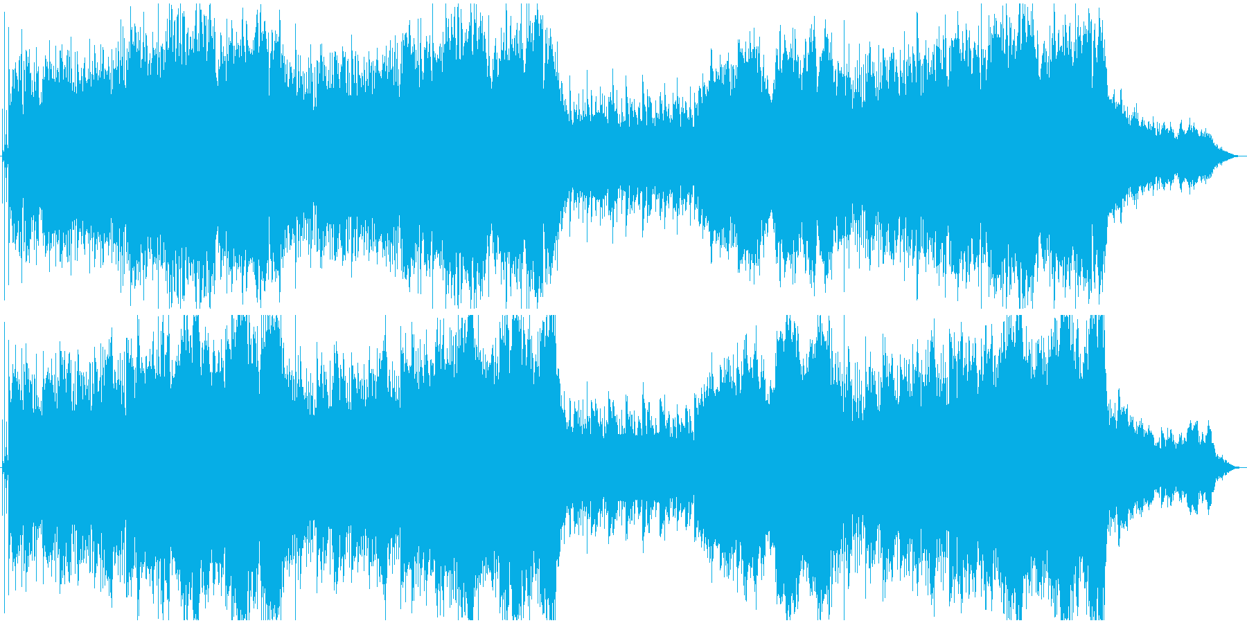 ゆったりとしたエキゾチックな曲です。の再生済みの波形