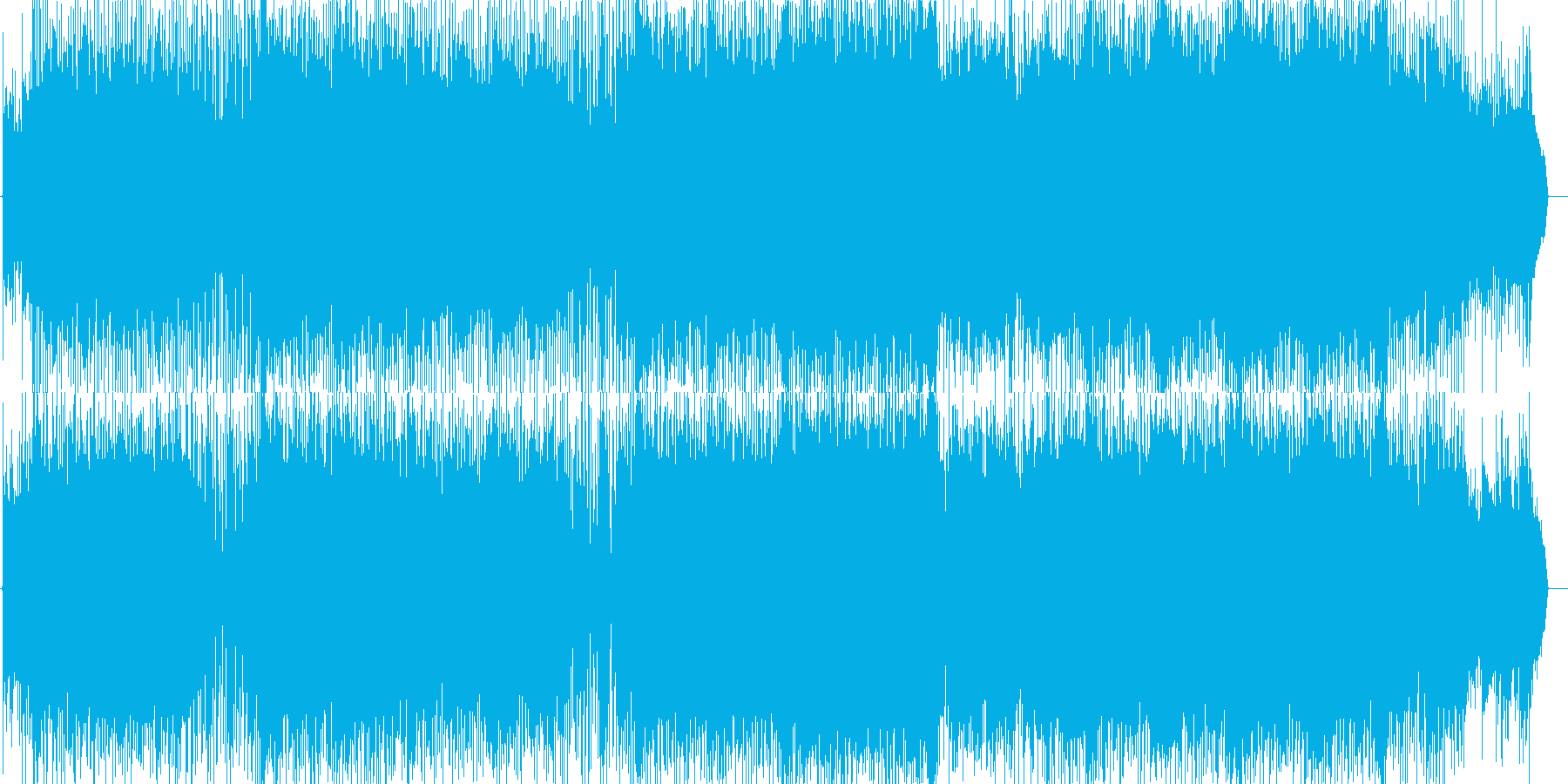 爽やかで疾走感あるいきいきポップロックの再生済みの波形