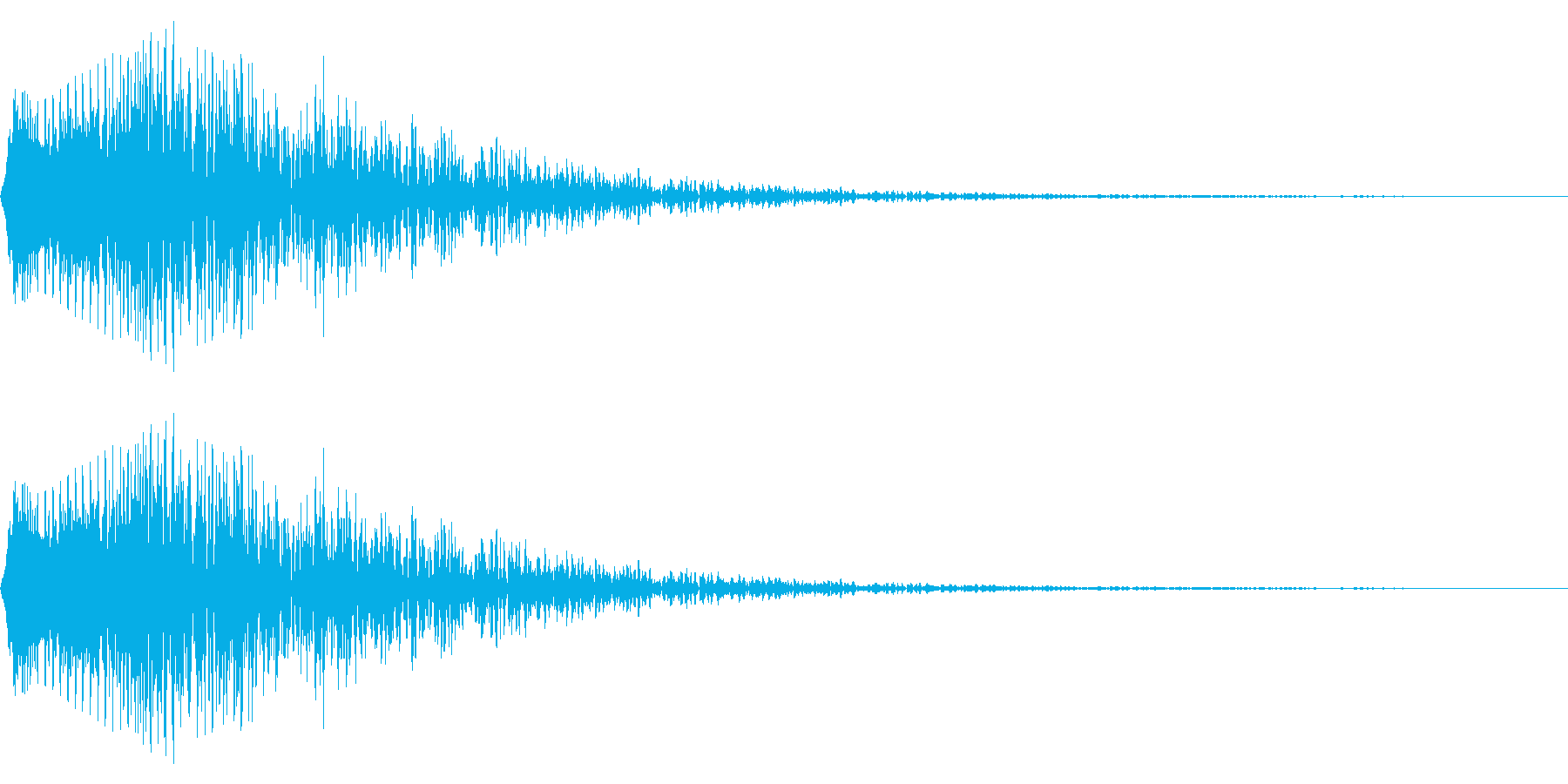 落胆などのイメージの擬音です。の再生済みの波形