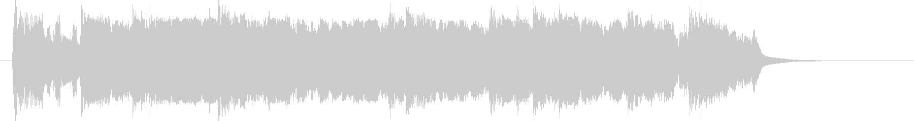 Light and refreshing synth sound short's unreproduced waveform