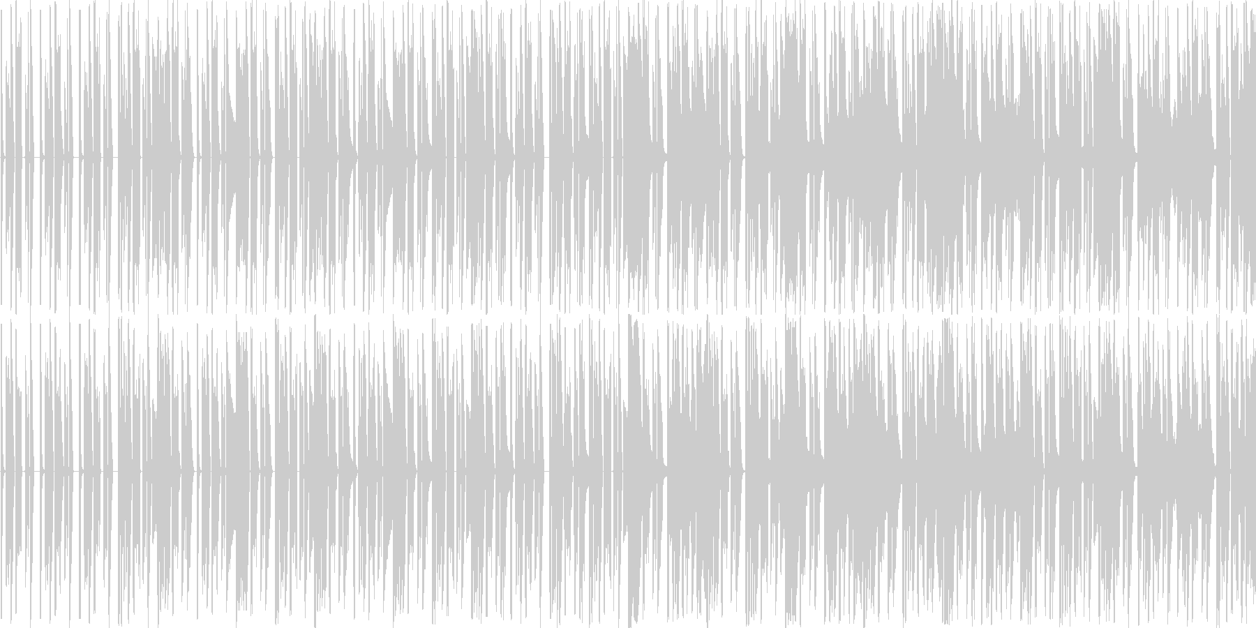 シンセ音とパーカッションだけの曲です。…の未再生の波形