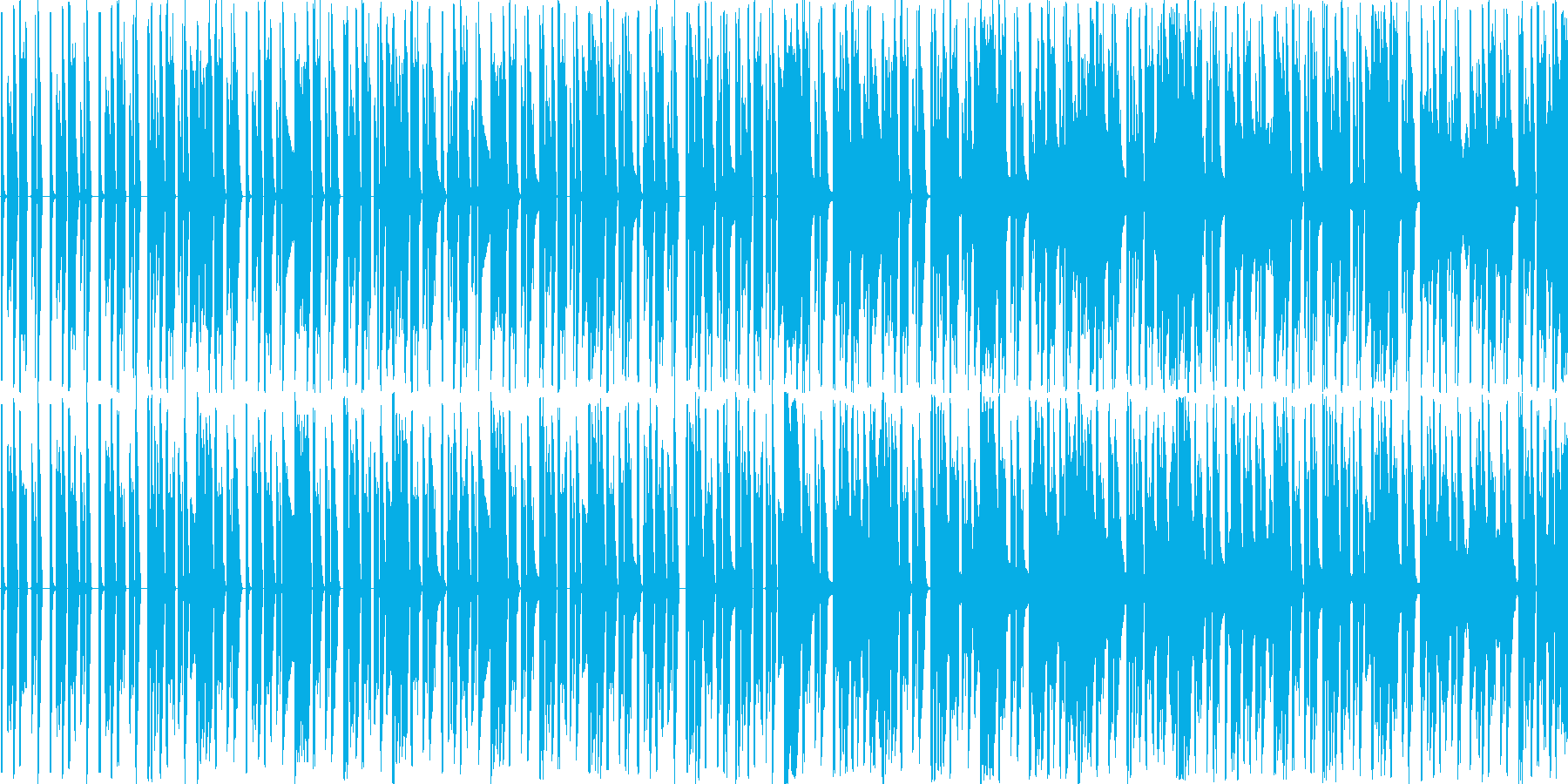 シンセ音とパーカッションだけの曲です。…の再生済みの波形