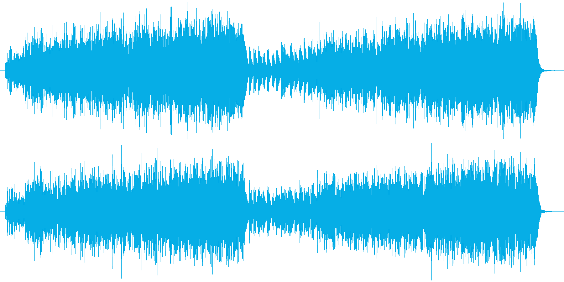 ループ用の曲です。のんびりお散歩への再生済みの波形
