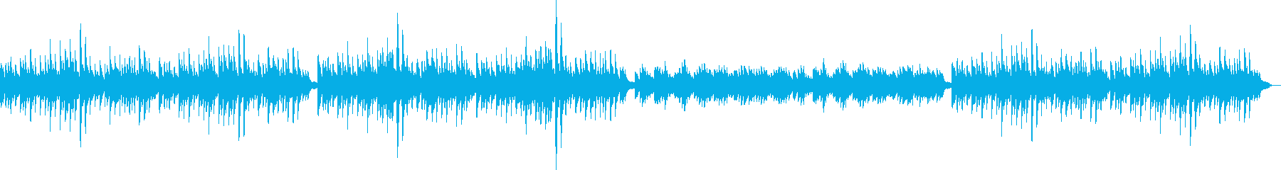 A quiet and lovely tone of relaxation's reproduced waveform