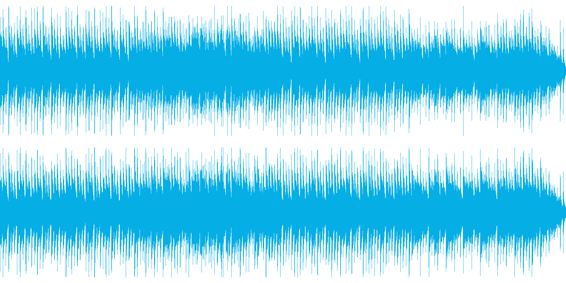 ループ/ワルツ/かわいい/賑やか/仕掛けの再生済みの波形