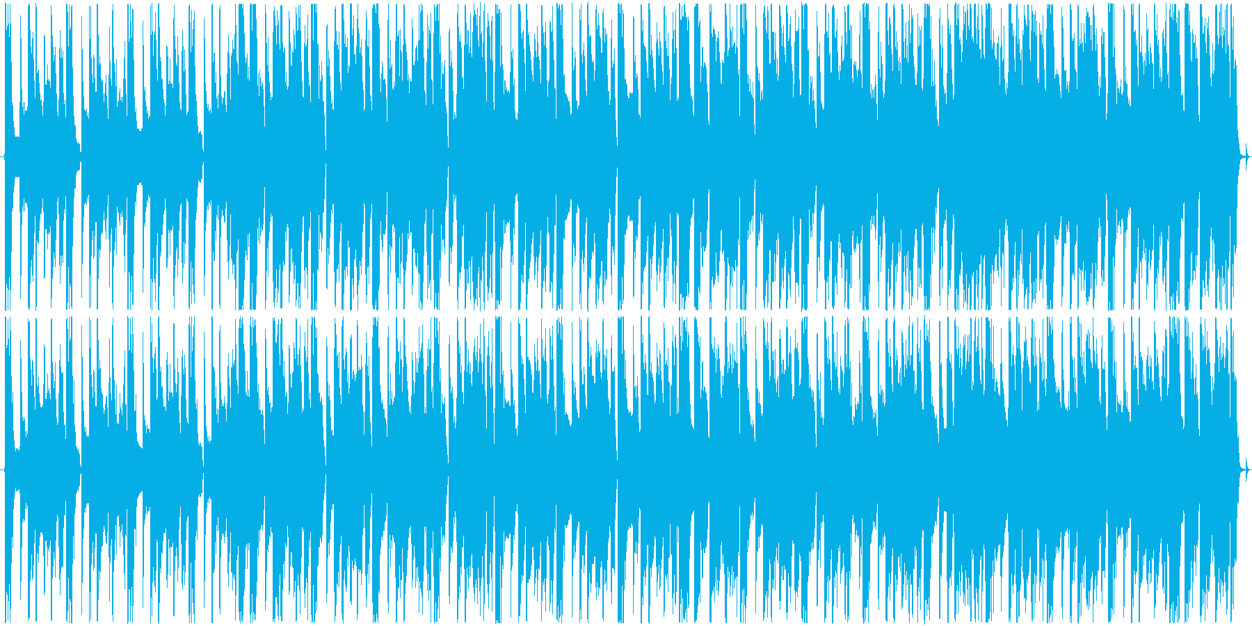 可愛らしく冒険がはじまる曲の再生済みの波形