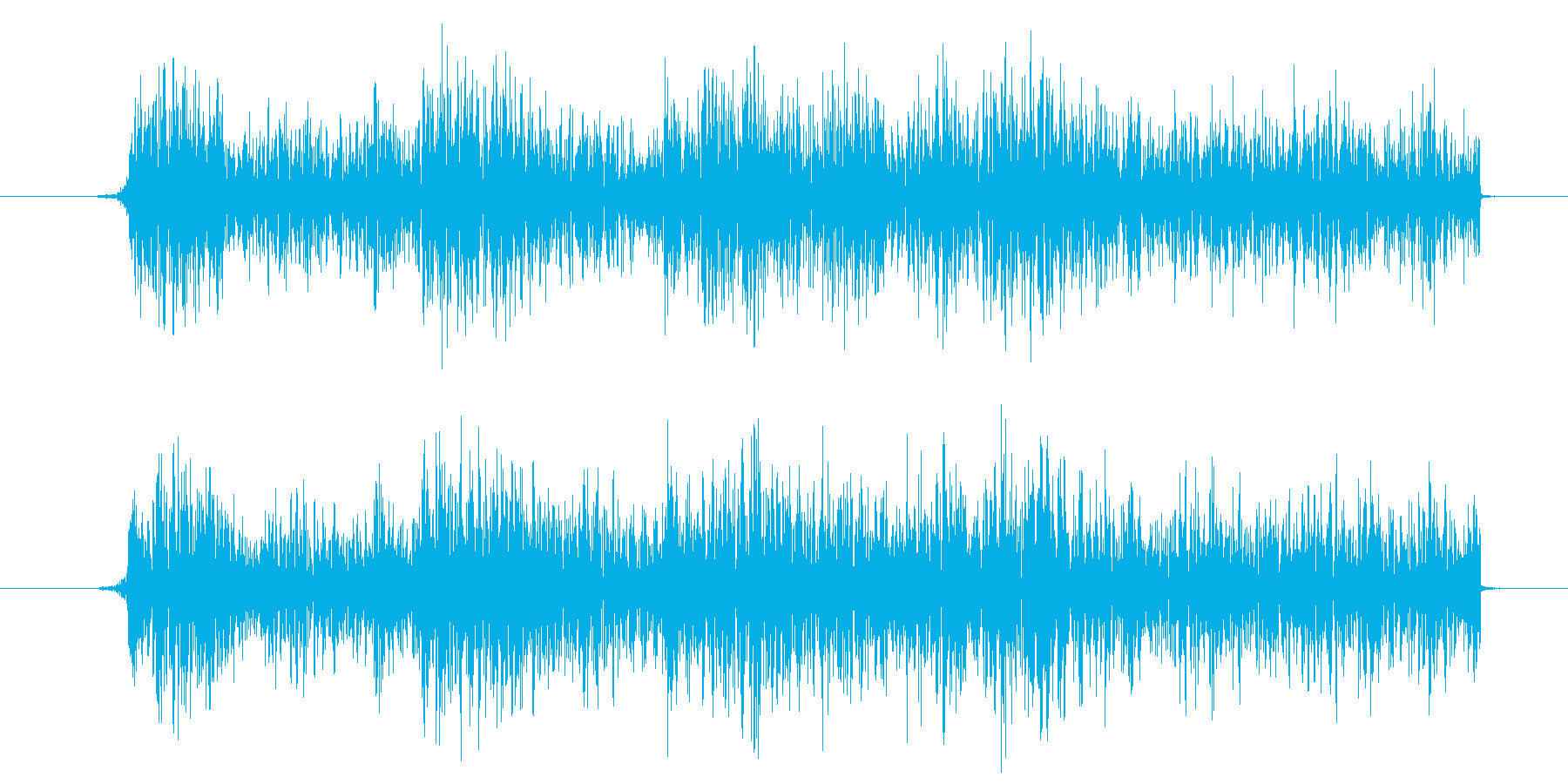 ノイズを意識した短いシーン効果音です。の再生済みの波形