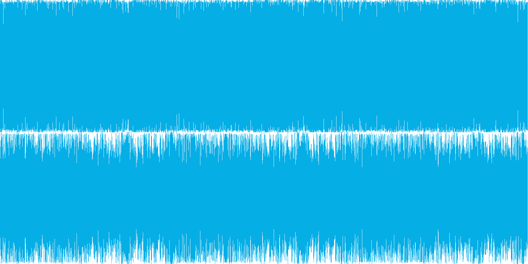 わくわくするような雰囲気のBGMの再生済みの波形