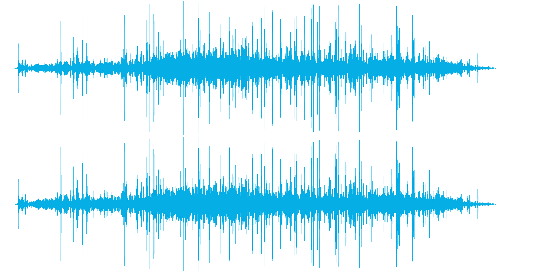 お湯を注ぐ音。香り立つ音。美味しさを追求の再生済みの波形