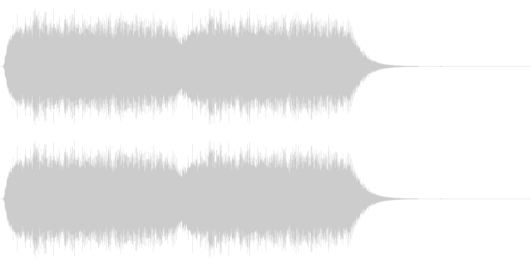 ゲームで使われそうな炎の音(ボワー)の未再生の波形