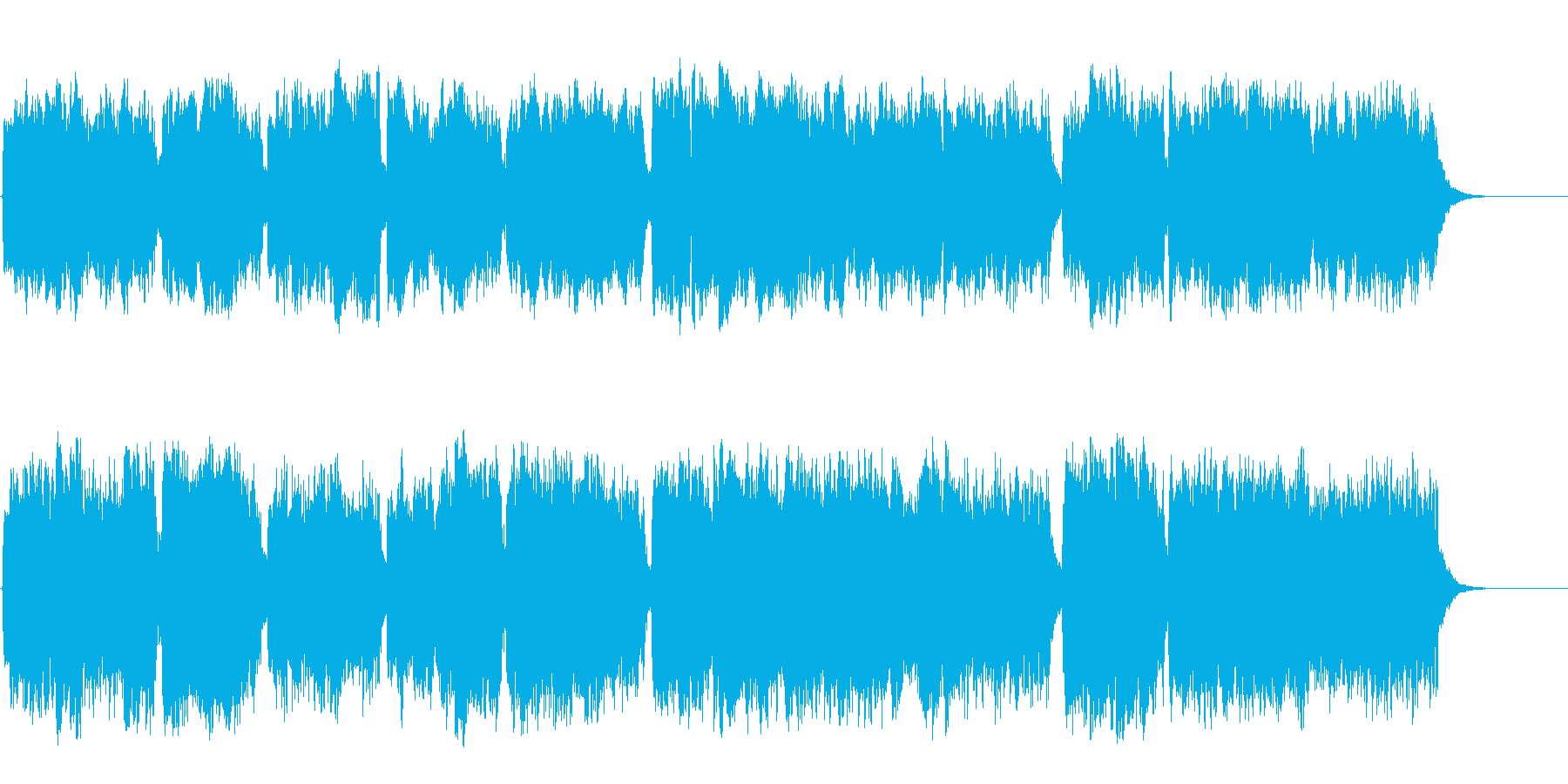 オルガンの音が響く神聖なクラシックの再生済みの波形