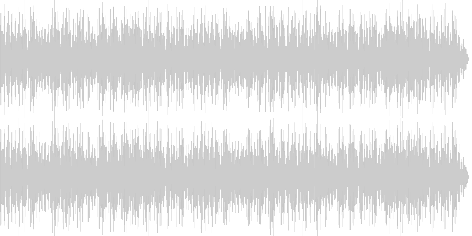 エレピ音メインのワルツ曲の未再生の波形