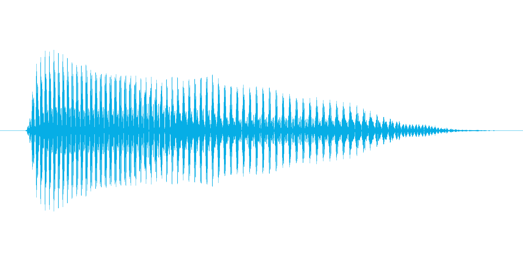4 (four, 英語、米国女性声優…の再生済みの波形