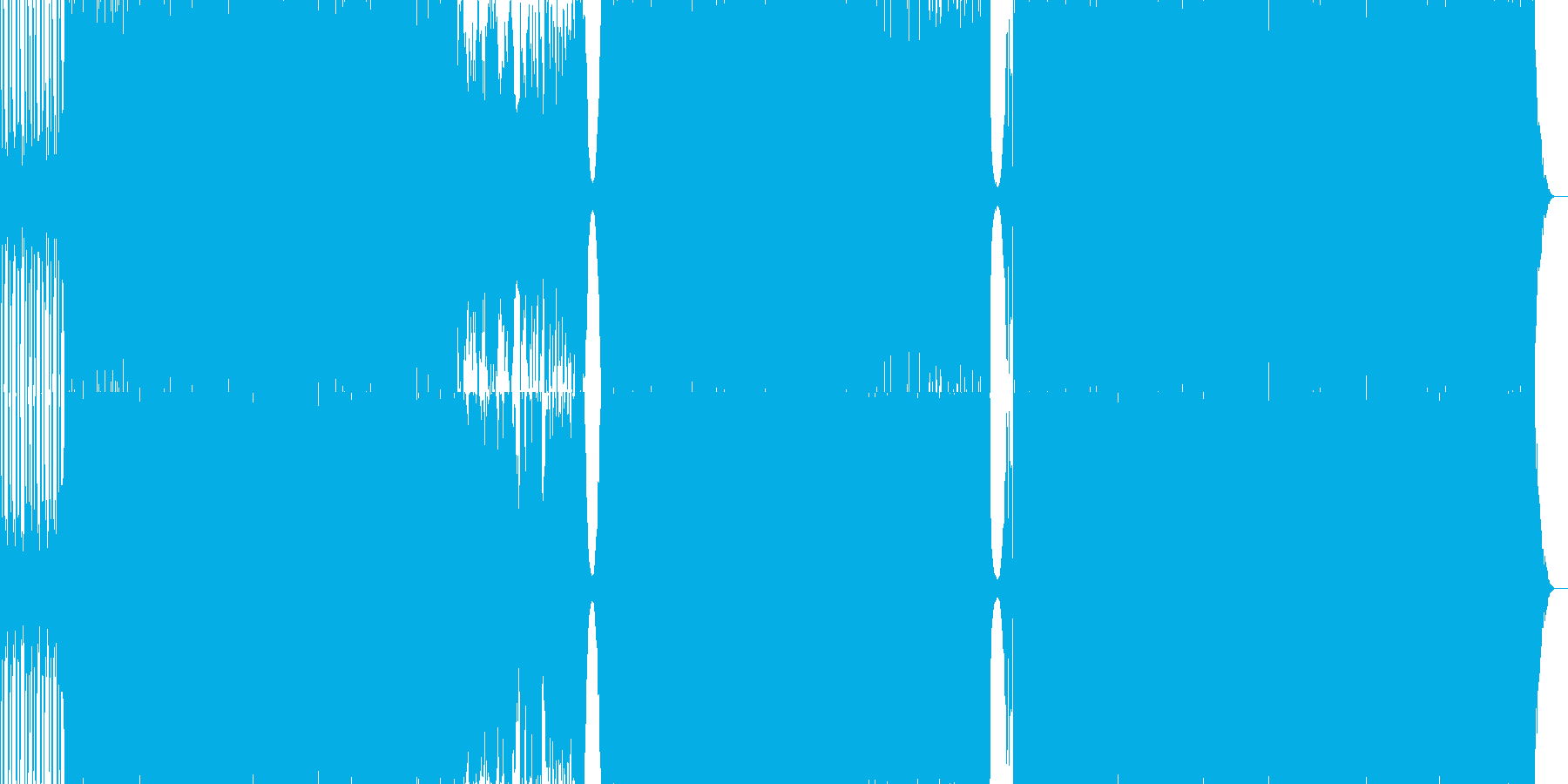 セツナ系カッコいいクールなトランスBGMの再生済みの波形
