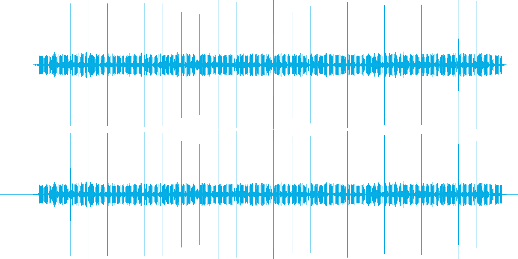 間違い時の電子音/長めの再生済みの波形