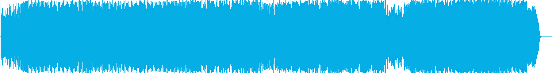 疾走感のあるダンスポップチューンの再生済みの波形