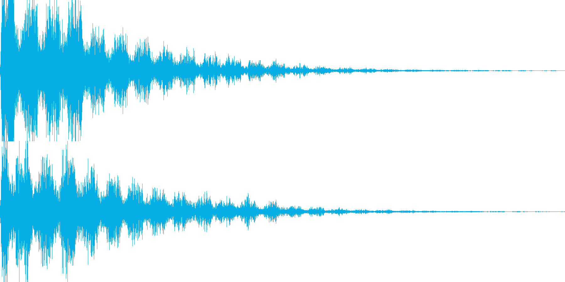 バキューン(ビーム発射音)の再生済みの波形