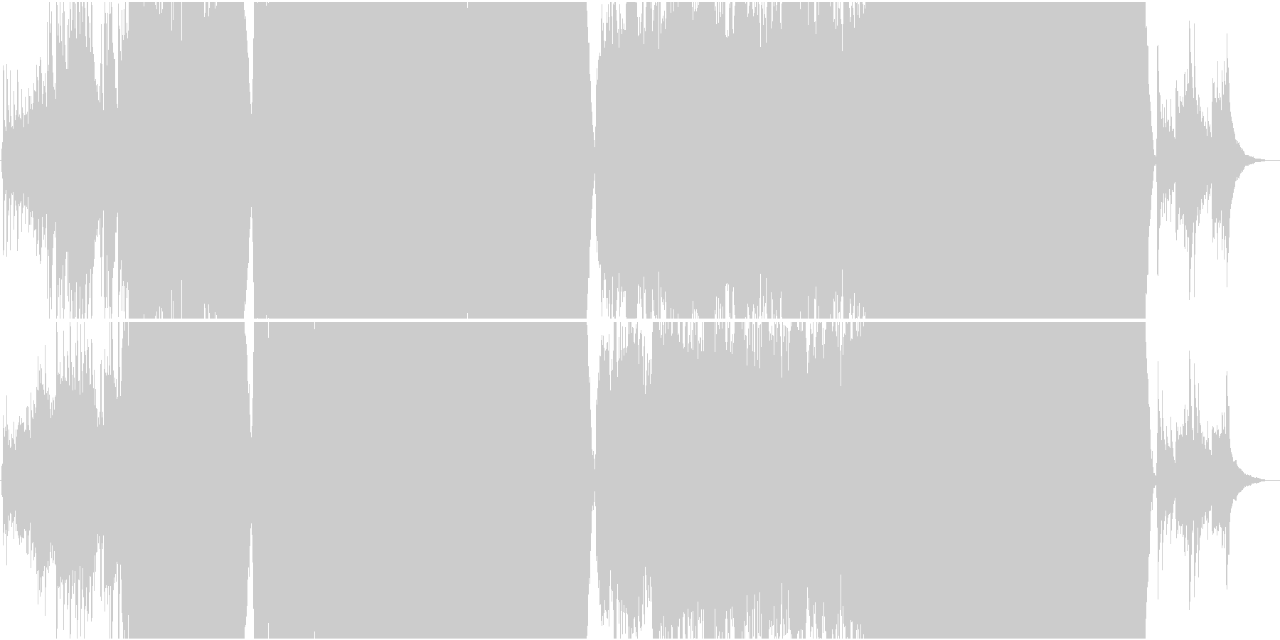 壮大な景色と共に流れる音楽を意識しましたの未再生の波形