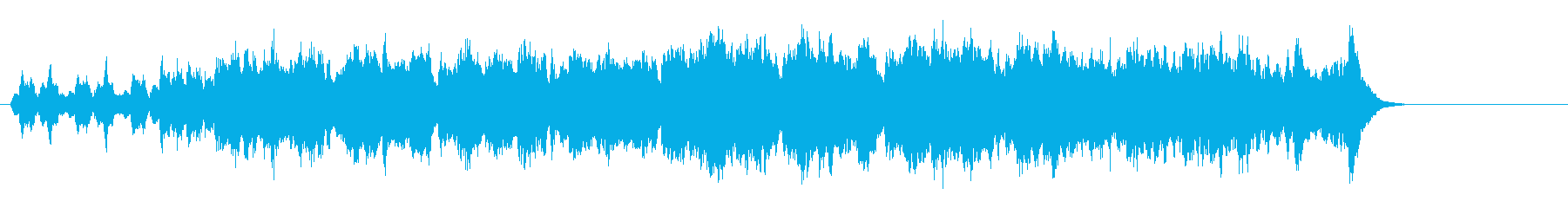 不思議なイメージのあるヨーロピアン調の再生済みの波形
