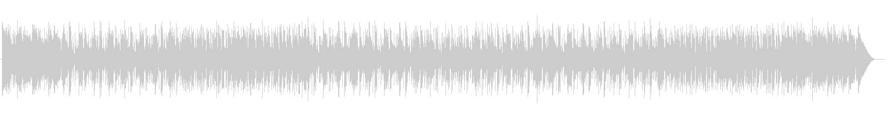 Pretty, gentle and gentle melody sound's unreproduced waveform