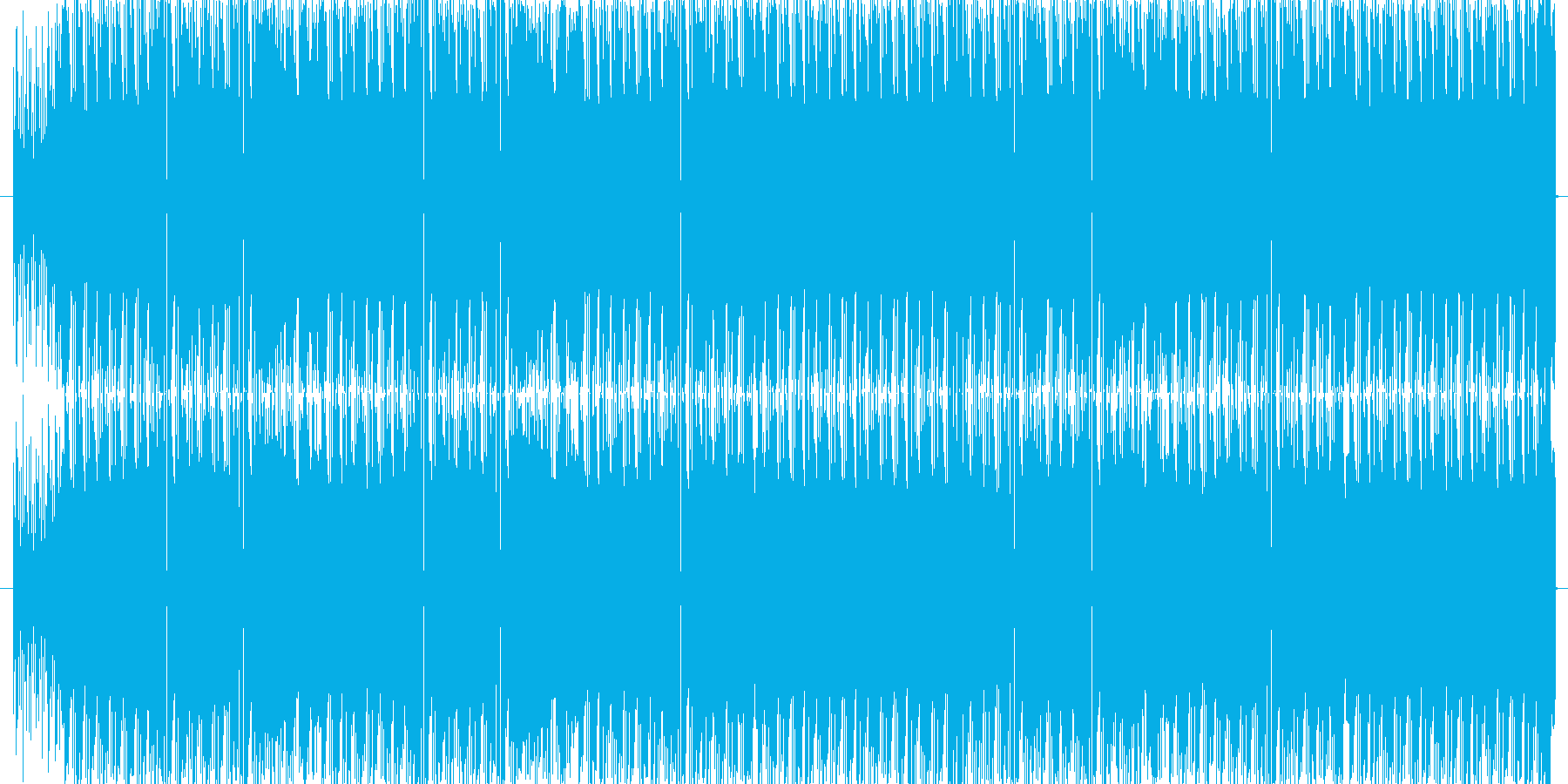 格好いいリズムで攻撃的。ゲームBGMなどの再生済みの波形