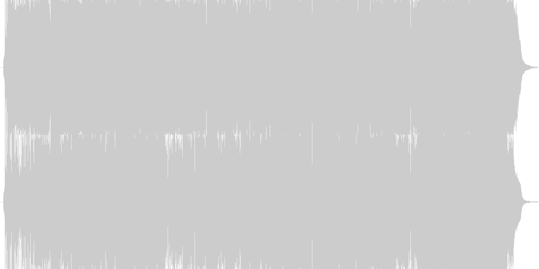 雰囲気はグラムロック調かなぁ~の未再生の波形