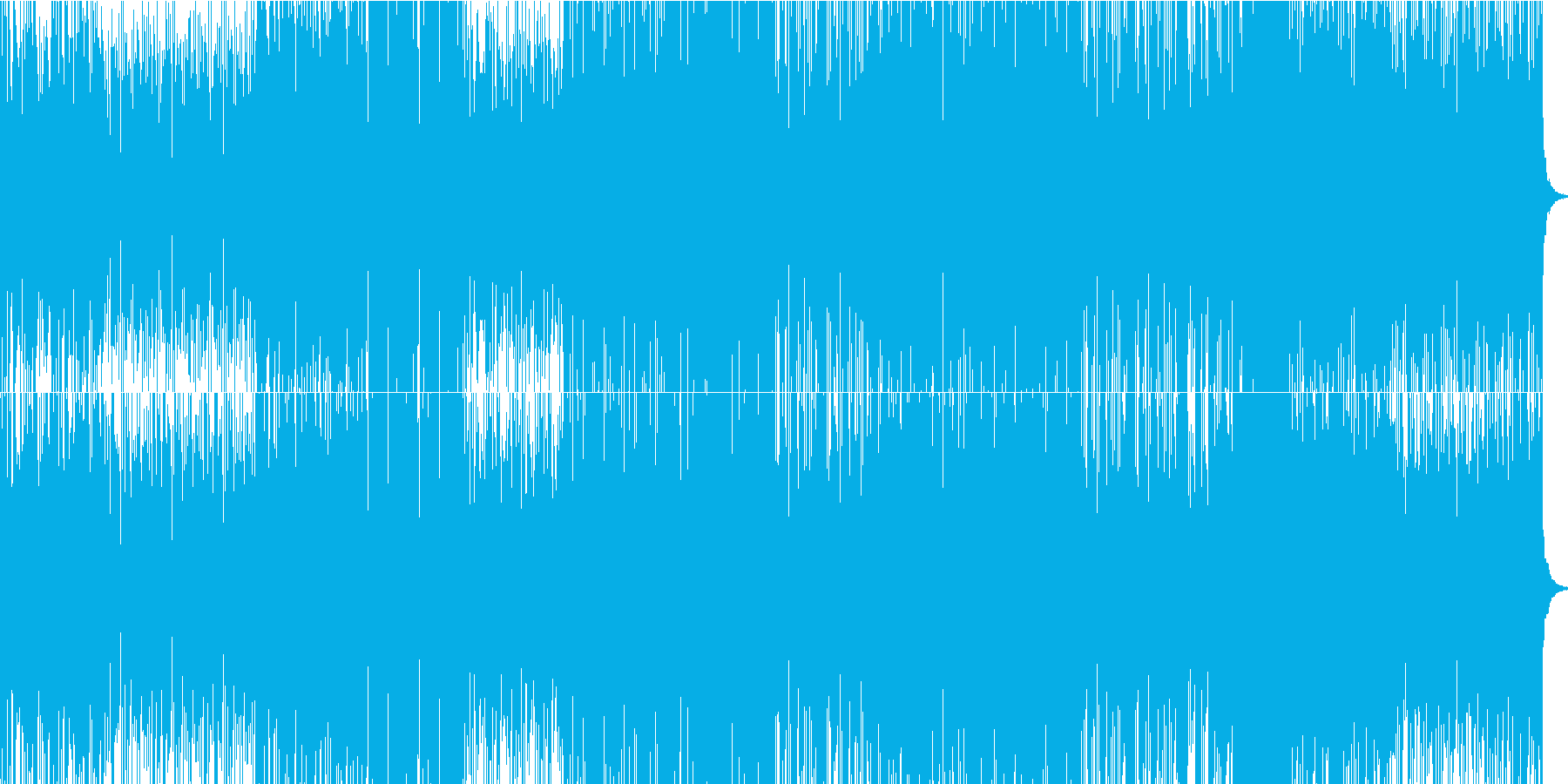 フラメンコ調フュージョンの再生済みの波形