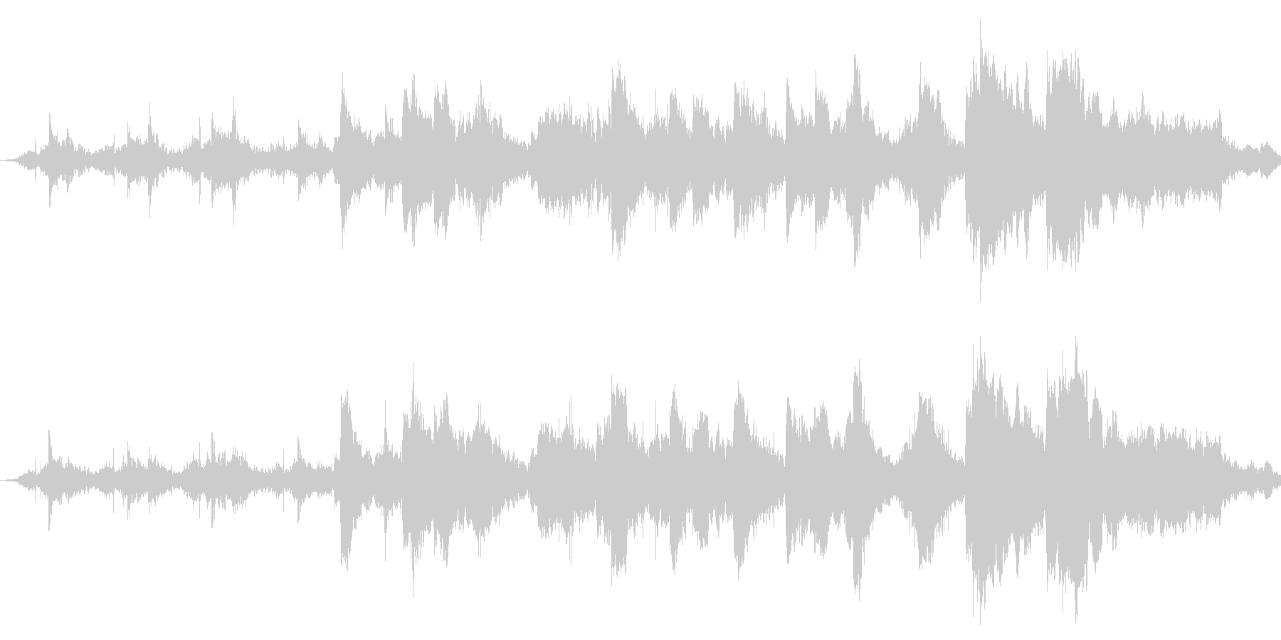 ミステリー等に合う不協和音な音です。の未再生の波形