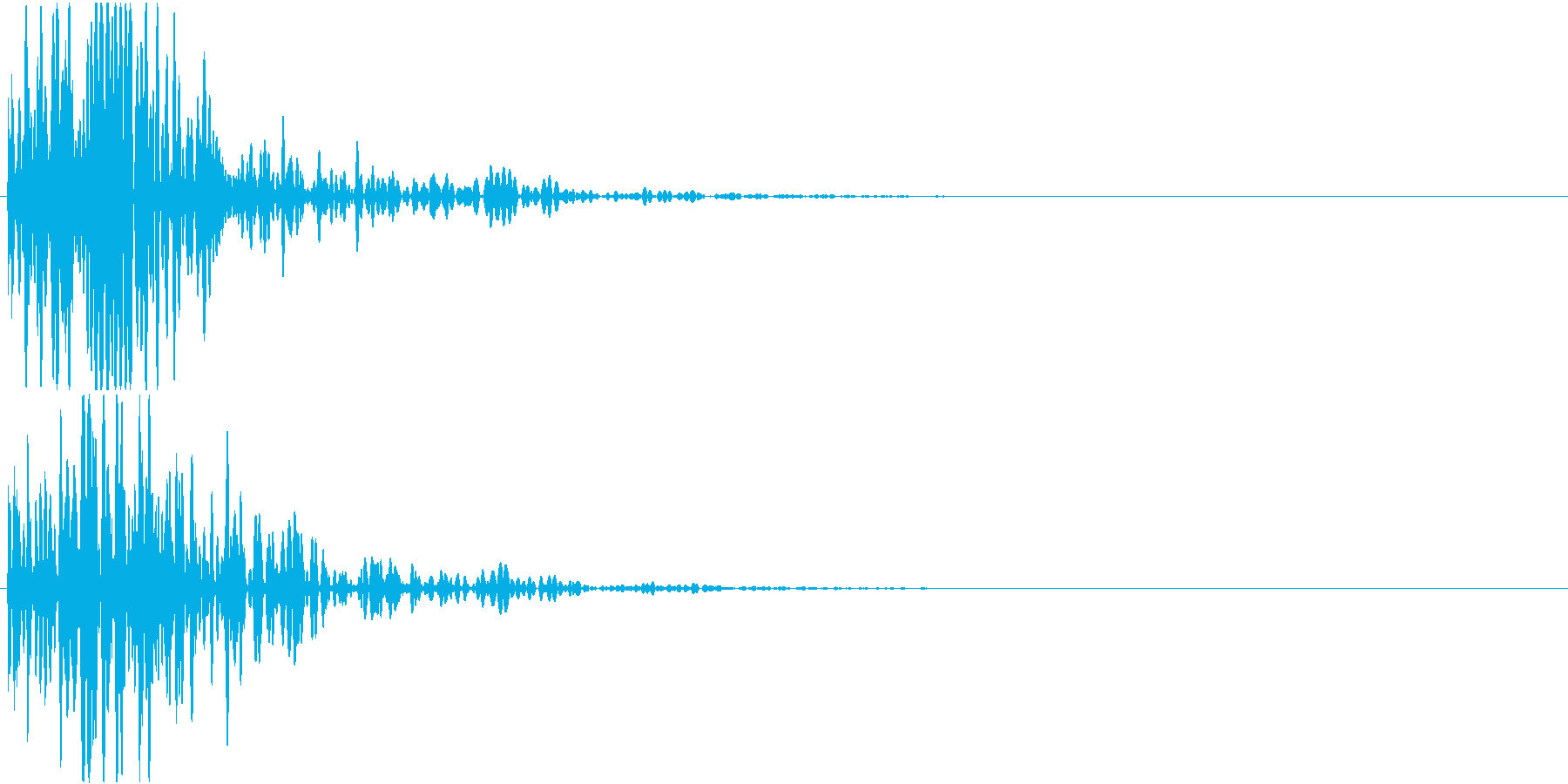 空間系を意識した短い効果音です。の再生済みの波形