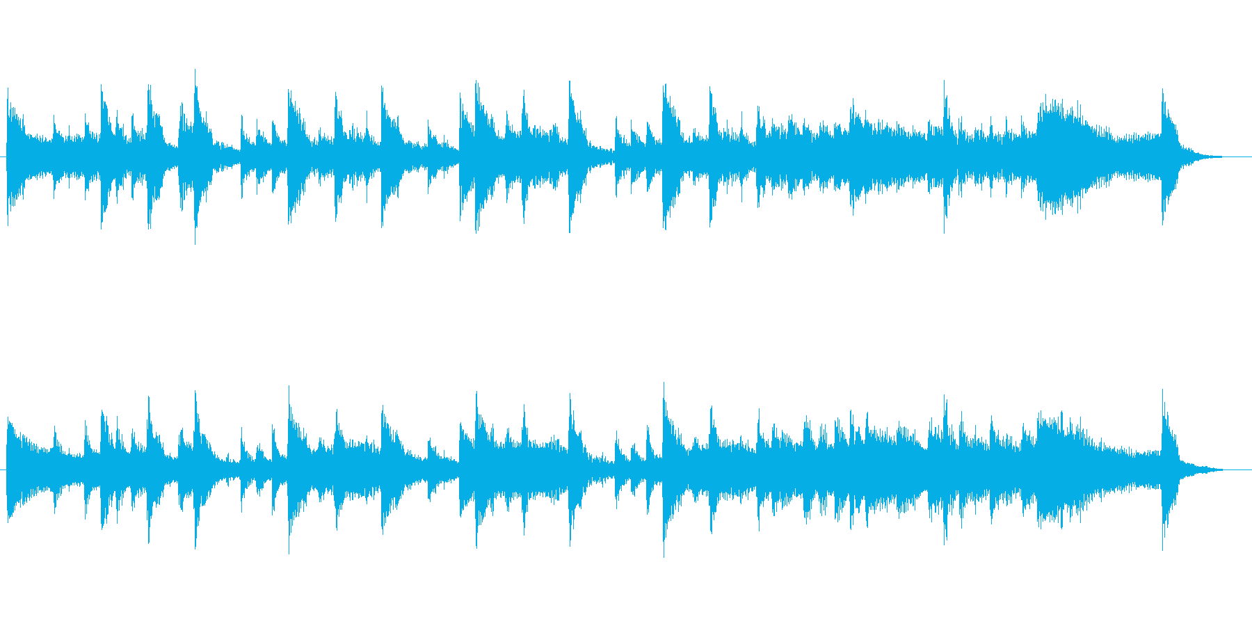 高音質♪和風出囃子ジングルインディアン風の再生済みの波形