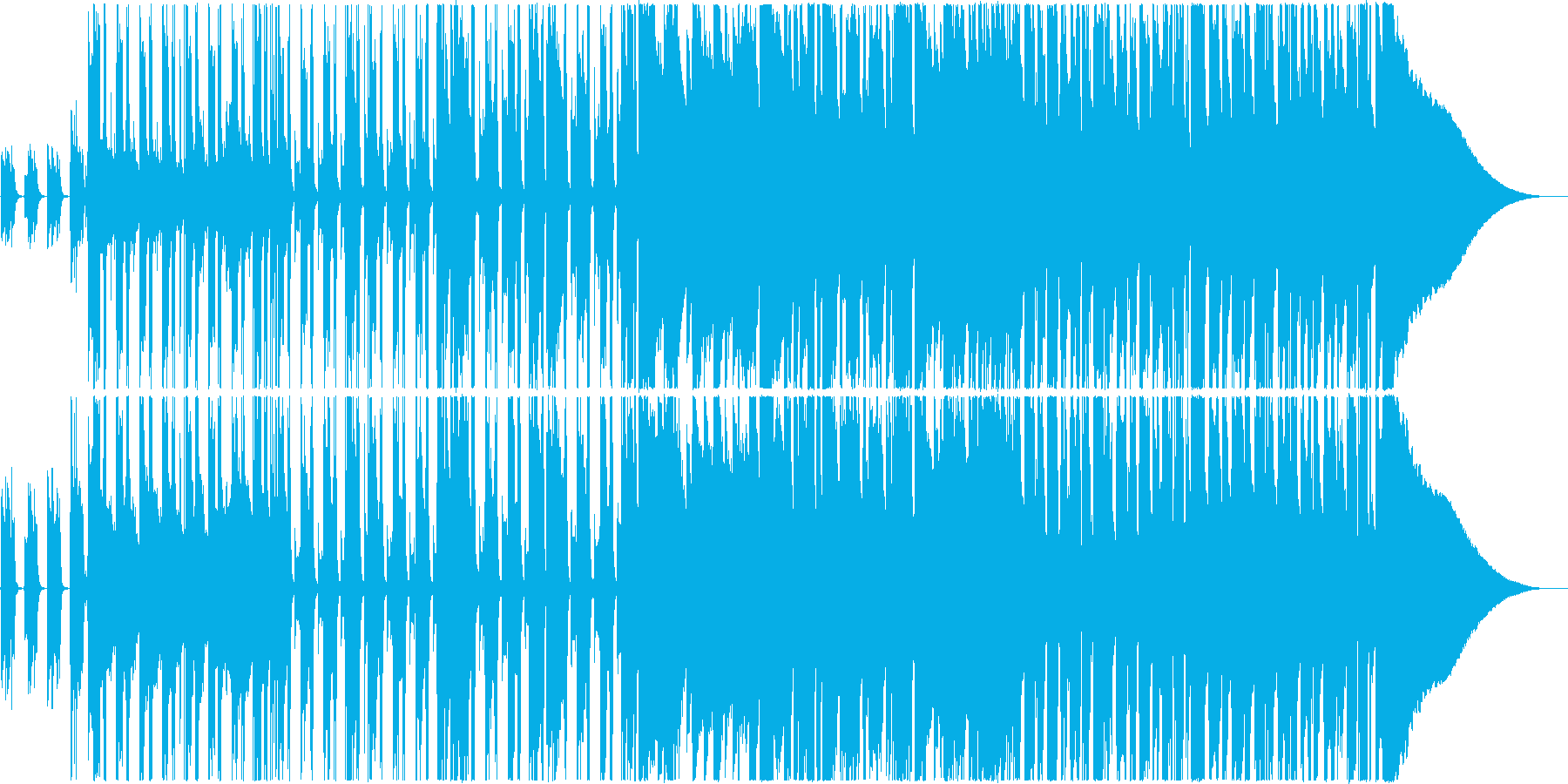 アコースティックギター中心の爽やな曲 1の再生済みの波形
