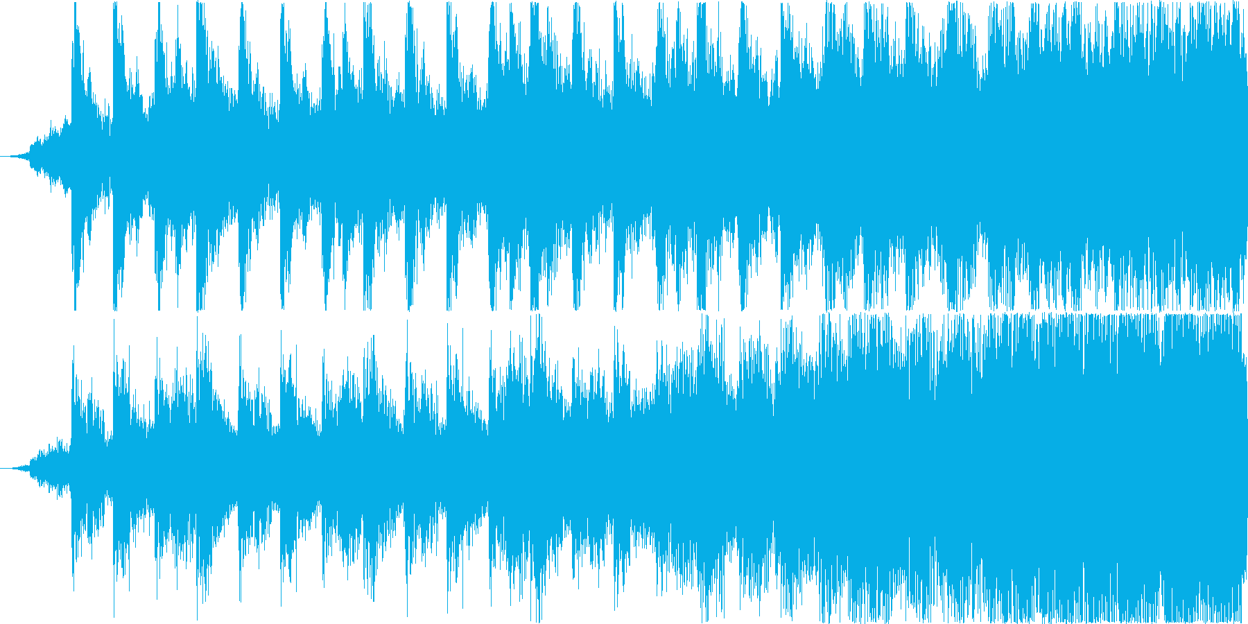 「ゴォ~」っていう感じの再生済みの波形