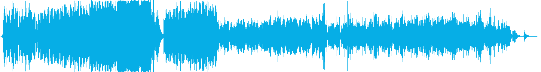 宮廷のような優雅さと和のテイストのある曲の再生済みの波形