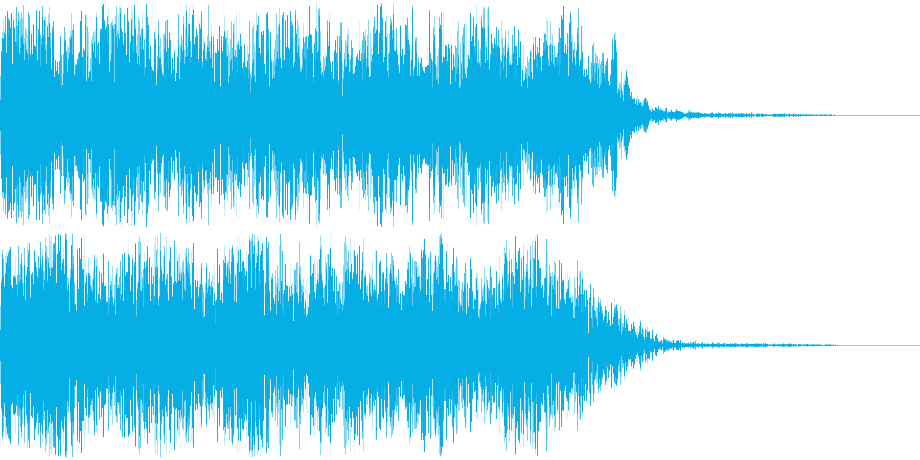 パワーダウン、チャージ減音 ピロロロロ⤵の再生済みの波形