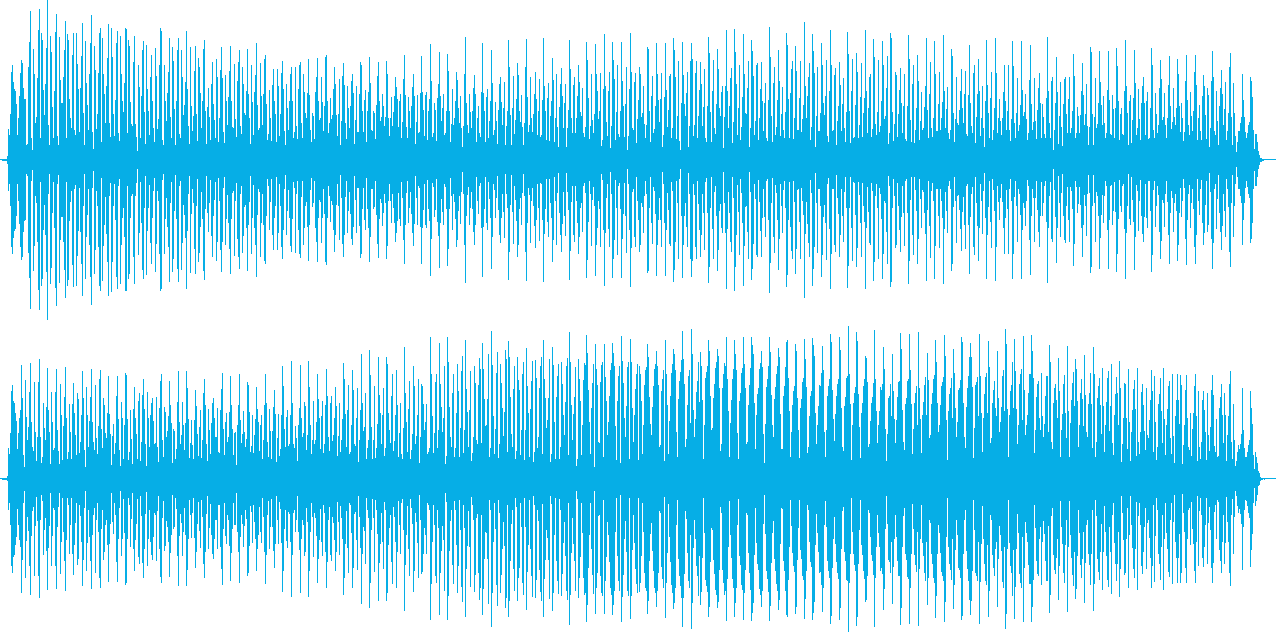 ビュォー。クイズ不正解・ブザー音の再生済みの波形
