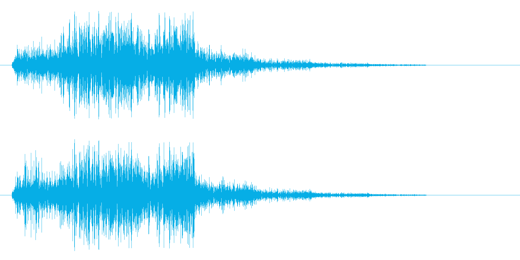 ピシュン(ロープの音)速いの再生済みの波形