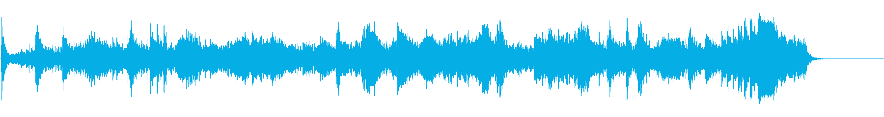 Mysterious environmental music that makes you feel the beginning of life's reproduced waveform