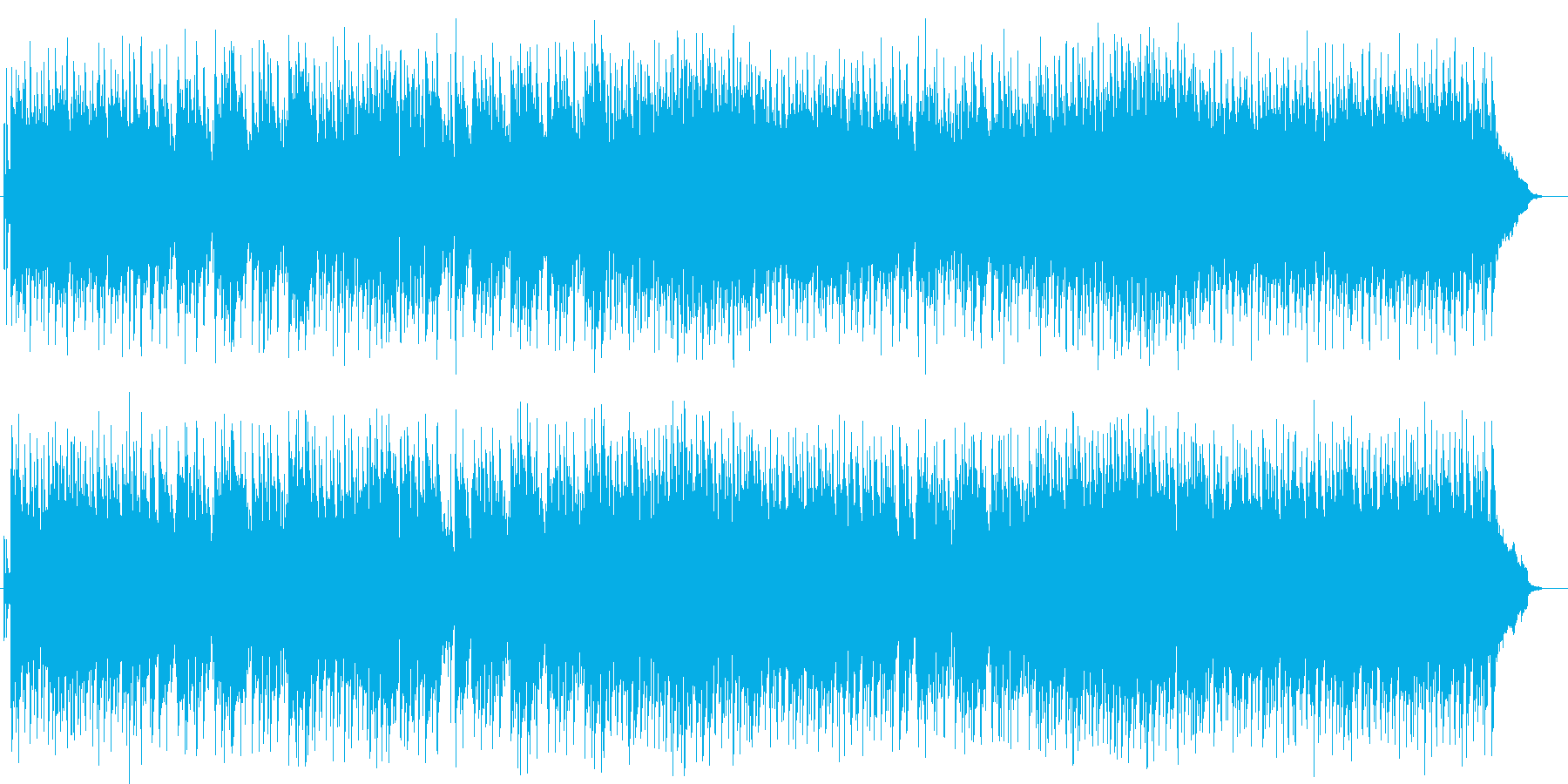 バンドによる感動的で爽やかなポップスの再生済みの波形