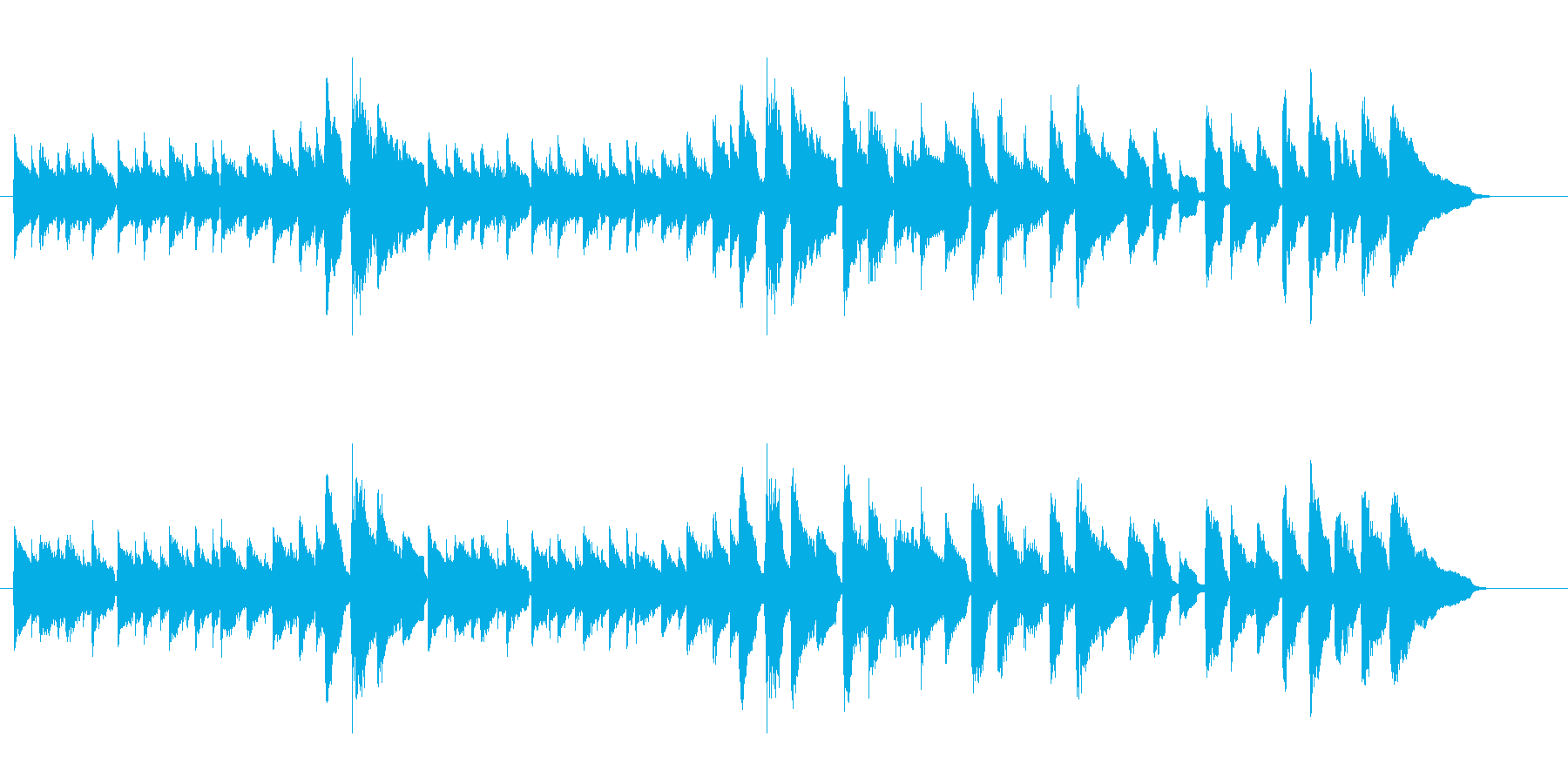 花をイメージしたアコギの曲。懐かしさが…の再生済みの波形